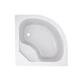 Душовий піддон Lidz KAPIELKA ST80x80x41 см з панеллю - зображення 1