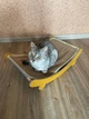 Гамак лежанка для котів релакс + подарунок парова щітка для вичісування котів - зображення 2