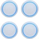 Накладки на стики Thumb Grips 4-pack для PS4/PS5/Xbox White Blue [153101] - изображение 1