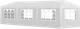 Pawilon ogrodowy-namiot ModernHome by Multistore MultiGarden PAW 3X9 WHITE - obraz 2