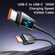 Кабель Mcdodo CA-4250 USB-C to USB-C 100W 1.2м Black - изображение 4