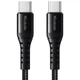 Кабель Mcdodo CA-5640 USB-C to USB-C 60W Data Cable 0.2м Black - зображення 1
