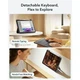 Чехол-клавиатура ESR Flex Keyboard Case (Detachable) Dark Gray для iPad Air 11” M4 | M3 | M2 (2026 | 2025 | 2024) | iPad Air 10.9” M1 (2022 | 2020) - изображение 3