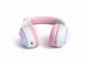 Игровые беспроводные наушники Onikuma GT838I с кошачьими ушками, микрофоном и RGB-подсветкой, Bluetooth + 2.4G + AUX Pink - изображение 7