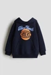 Дитяче тепле худі для хлопчика H&M 134-140 см Темно-синє (26031701D) - зображення 1