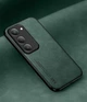 Шкіряний чохол XnE Xiaomi Redmi 15 4G з металевою вставкою Green (43764-08) - зображення 1