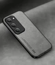 Шкіряний чохол XnE Xiaomi Redmi 15 4G з металевою вставкою Grey (43764-33) - зображення 1
