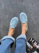 Женские лоферы barefoot 40 26 см Голубой 11871 - изображение 3