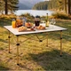 Стіл кемпінговий легкий CompactGo Folding Table 95 х 55 см (95 FT) Бежевий - зображення 4