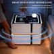 Приліжкова смарт-тумба SZXF01 (50х40х48 см) з екошкіри із сенсорною LED-підсвіткою, USB зарядкою і Bluetooth колонкою, Біла - зображення 7