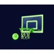 Баскетбольний міні-щит SKLZ Pro Mini Hoop Midnight Edition - світиться в темноті, 45x30 см - изображение 5