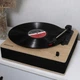 Вініловий програвач Fenton TT Classic Simple Light Wood з Bluetooth з колонками, грамофон для вінілових дисків (без кришки) - изображение 1