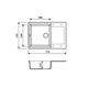 Кухонная мойка Adamant Horizon Medium 700x500x230 terra 000000000000 - изображение 3