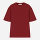 Футболка хлопковая длинная мужская Ray Oversize U0104M 2XL/3XL Бордовая (RAY2000000027050) - изображение 5