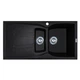 Кухонная мойка Adamant New Line Plus 975x495x235 чёрный металлик 521223 - изображение 1