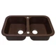 Кухонная мойка Adamant Twins 765x470x190 mokko 307223 - изображение 2