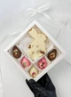 Шоколадный презент к Пасхе – небольшой подарочный набор с белым пасхальным кроликом и яичками – Berry Bar - изображение 3