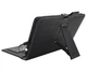 Чехол для планшета универсальный с клавиатурой Micro-USB 9.7-11" подставка Black (19003) - изображение 4