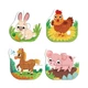 Пазли 4 в 1 "Baby Puzzle. Свійські тварини", 3-4 елементи 300686 DoDo - изображение 2
