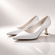 Туфли с острым носком на низком каблуке Meideli Женские Белый 36 (23 cм) (f976 white) - изображение 2