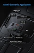 FM-трансмітер Baseus S-09 Lite Series Car FM Transmitter Cluster Black (C10762300113-00) - изображение 7