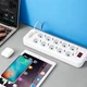 Мережевий фільтр з 4 USB портами та роз'ємом Type-C подовжувач на 10 розеток із заземленням 5 м (RA062) - зображення 10