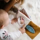 Игрушка - подвеска плюшевая книжечка на коляску, кроватку и автокресло "Природа" BabyOno от рождения Зеленый - изображение 7