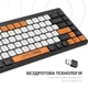 Клавиатура OfficePro SK955B Wireless/Bluetooth Black (SK955B) - изображение 5