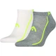 Шкарпетки Head ALL SPORTS PERFORMANCE SNEAKER 2P біло-лаймові, сіро-лаймові (2 пари) 43-46 701229023-004 - зображення 1