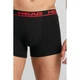 Трусы (боксерки) Head BASIC BOXER 2P красно-черные, черные (2 штуки) L 701202741-020 - изображение 4