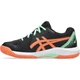 Кросівки тенісні дитячі Asics GEL-DEDICATE 8 PADEL чорно-помаранчево-м'ятні 37 1044A064-002 - зображення 4