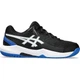 Кросівки тенісні дитячі Asics GEL-DEDICATE 8 чорно-синьо-білі 32.5 1044A077-002 - зображення 1