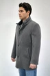 Чоловіче Пальто Sun`s House розмір: 58 Сірий (арт. AP-22512-KD2-dark-grey) - изображение 2