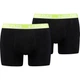 Трусы (боксерки) Head BASIC BOXER 2P черно-лаймовые (2 штуки) XL 701202741-019 - изображение 1