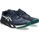 Кроссовки теннисные Asics GEL-RESOLUTION X темно-сине-бело-зеленые 41.5 1041A481-400 - изображение 2