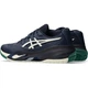 Кроссовки теннисные Asics GEL-RESOLUTION X темно-сине-бело-зеленые 41.5 1041A481-400 - изображение 3