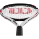 Ракетка для тенісу Wilson FUSION XL сіро-чорно-червона 3 WR199110 - зображення 5
