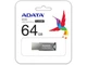 USB флеш накопичувач ADATA 64 GB UV250 Metal Black USB 2.0 (AUV250-64G-RBK) - зображення 4