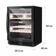 Вбудований винний холодильник Klarstein Vinovilla 43 Built-In Duo Onyx Edition (10034155) - изображение 8