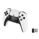 Джойстик безпровідний 2.4G Wirelass Controller Gamepad / Один геймпад Чорно-білий - зображення 1