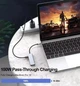 Док-станция Type-c - USB HDMI 4K Type-c PowerDelivery Lemorele 5 в 1 - изображение 4