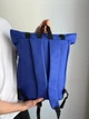 Рюкзак roll top ролл топ bagland водонепроницаемый 25 л черный синий - изображение 4