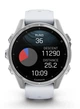 Спортивний годинник Garmin Fenix 8 43mm AMOLED Silver with Whitestone Silicone Band (010-02903-00) - изображение 4