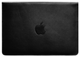 Шкіряний чохол-конверт на магнітах для MacBook 13 дюймів, чорний, натуральна шкіра Краст, ручна робота, 33,5×23,5 см 58649 - зображення 1