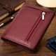 Жіночий шкіряний гаманець для карток купюр та монет ST Leather bg194fash92 Бордовий - зображення 2