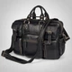 Шкіряна сумка для ноутбука роботи поїздок та документів Vintage bg142fash04 Чорна - зображення 18