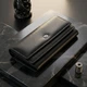Женский кожаный кошелек для карт купюр и монет ST Leather bg226fash96 Черный - изображение 1