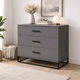 Комод с 3 ящиками Ascet ART IN HEAT Графит 80х70х42,5 см - изображение 1
