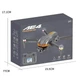 Квадрокоптер AE AE4 PRO — дрон с FPV и пультом с экраном, бесколлекторные моторы, оптическое позиционирование, избегание препятствий, дальность до 150 м, полёт до 15 минут, черный - изображение 2