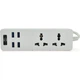 Сетевой фильтр питания Voltronic TВ-Т07, 2роз, 4*USB White (ТВ-Т07-White) - изображение 1